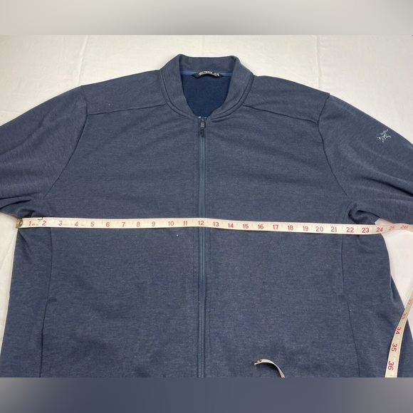 Arcteryx Dallen Fleece Full Zip Jacket Blue Men’s Sz 2XL - Picture 6 of 10